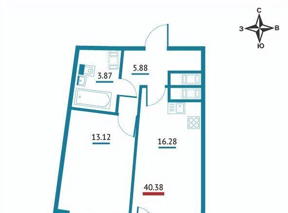 квартира р-н Всеволожский г Мурино ЖК «Левитан» Девяткино фото 1