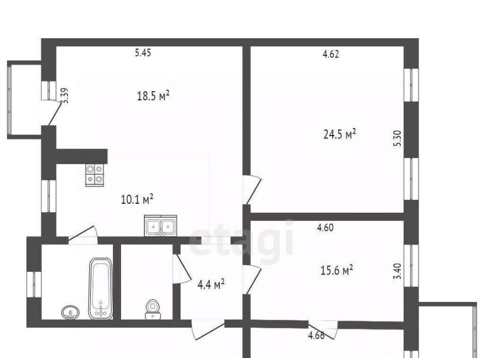 квартира г Ярославль р-н Кировский ул Свердлова 26 фото 25