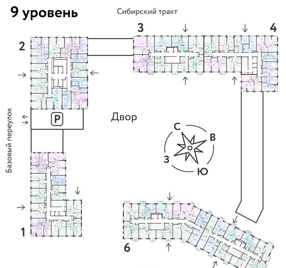 квартира г Екатеринбург р-н Октябрьский Ботаническая ЖК «Сибирский сад» фото 8