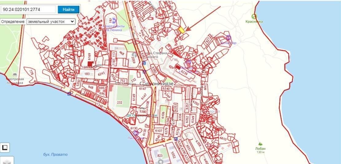 земля г Феодосия пгт Орджоникидзе снт Садовое товарищество Труд-1 фото 2