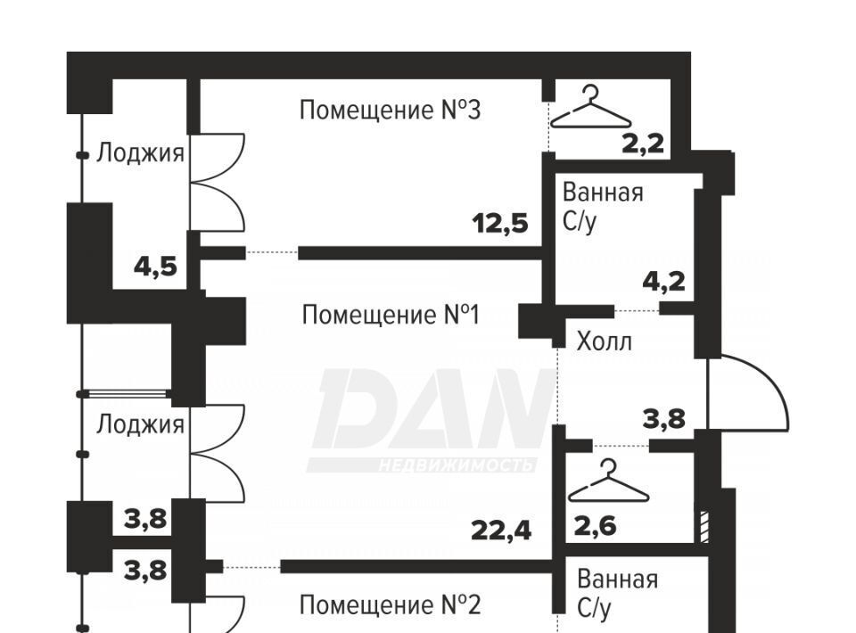 квартира г Челябинск р-н Центральный ул Труда 157а фото 2