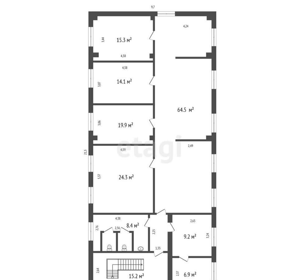 офис г Красноярск р-н Центральный ул 2-я Брянская 12дс/1 фото 19