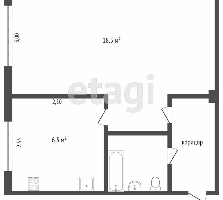 квартира г Омск ул 24-я Северная 161 фото 6