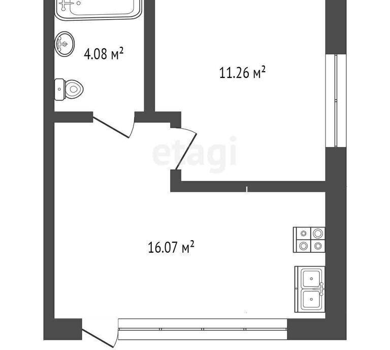 квартира г Евпатория микрорайон Спутник-2 Степная улица, 14 фото 16