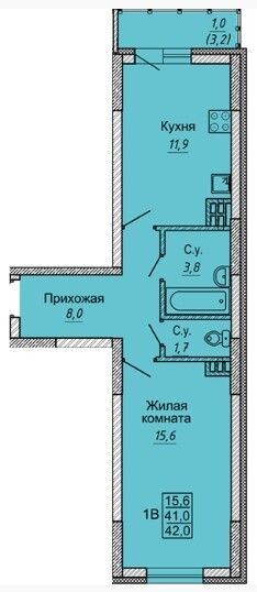 квартира г Новосибирск р-н Кировский ул Бородина 54 городской округ Новосибирск фото 1