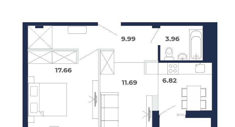 квартира р-н Иркутский рп Маркова ул Академика Герасимова 11 фото 1