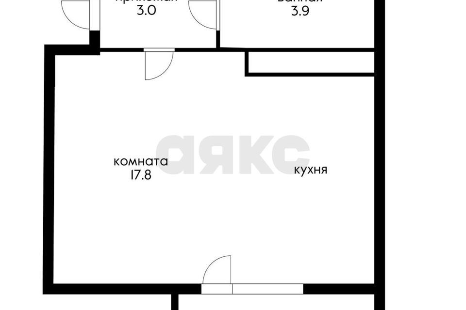 квартира г Краснодар р-н Прикубанский ул Карпатская 3 муниципальное образование Краснодар фото 6