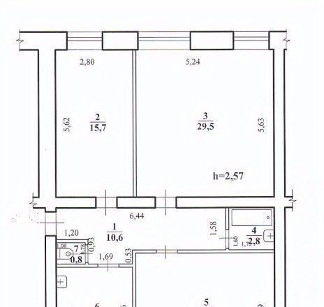 квартира г Чита р-н Центральный ул Смоленская 49 фото 2