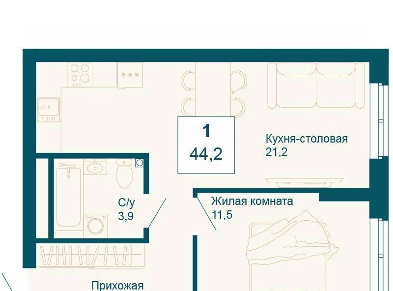 квартира г Екатеринбург Ботаническая ул 8 Марта 197 фото 1