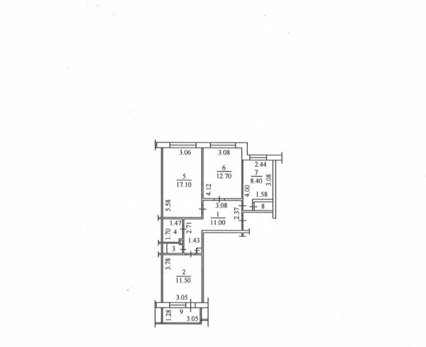 квартира г Чебоксары р-н Московский ул Гражданская 113 фото 9