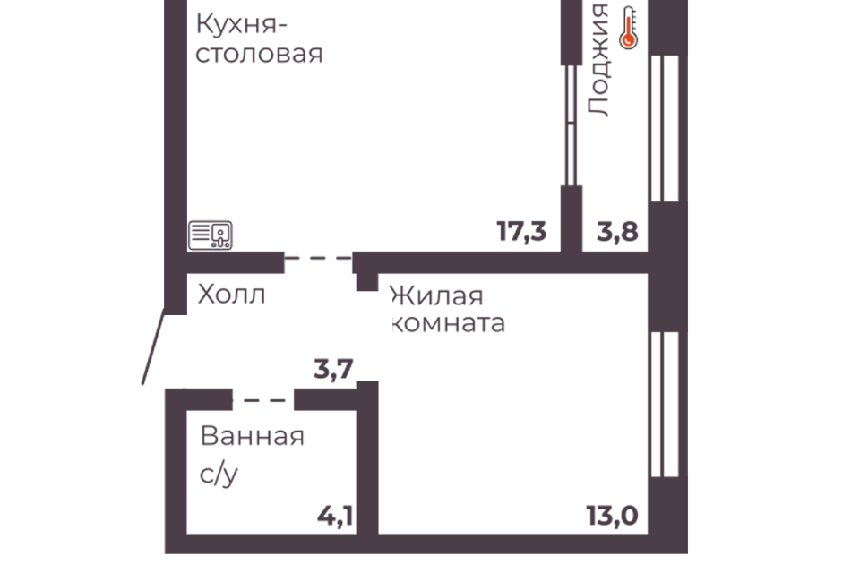 квартира г Челябинск р-н Тракторозаводский городской округ Челябинск, жилой комплекс 4 Ленина фото 1