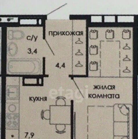 квартира р-н Мотовилихинский дом 43в фото