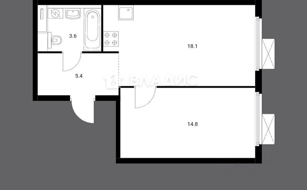 квартира г Москва метро Аминьевская ш Очаковское 5к/4 фото 1