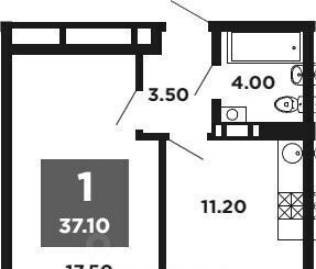 квартира г Краснодар р-н Прикубанский ул Конгрессная 13 фото 1