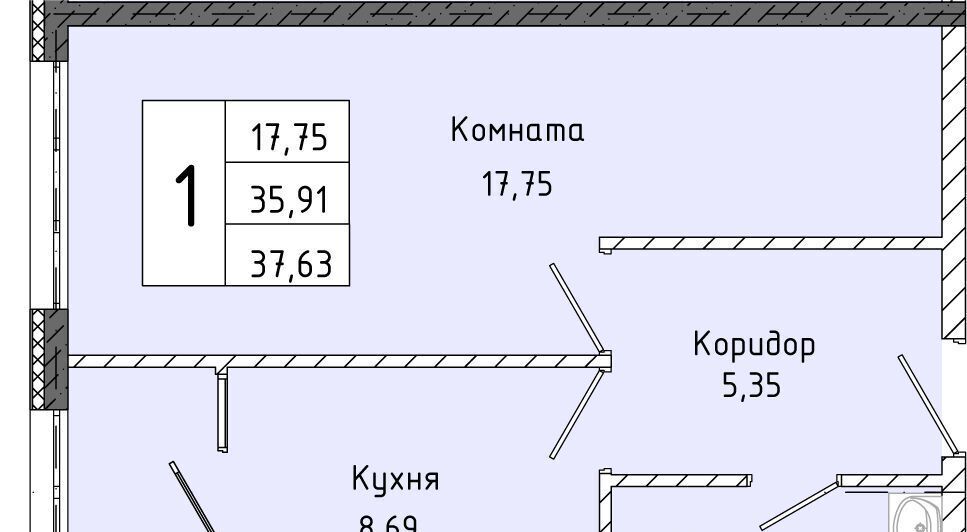 квартира г Алушта пгт Партенит ЖК «Партенит Парк» фото 1