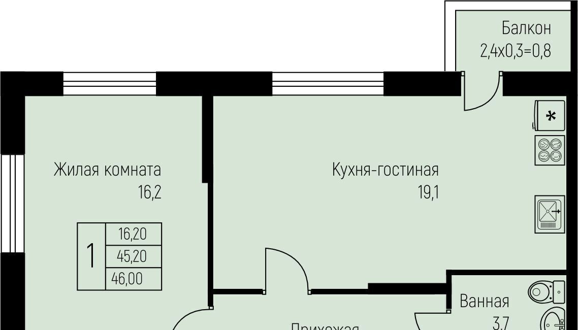 квартира г Краснодар п свх Прогресс п Березовый ЖК Прогресс муниципальное образование фото 1