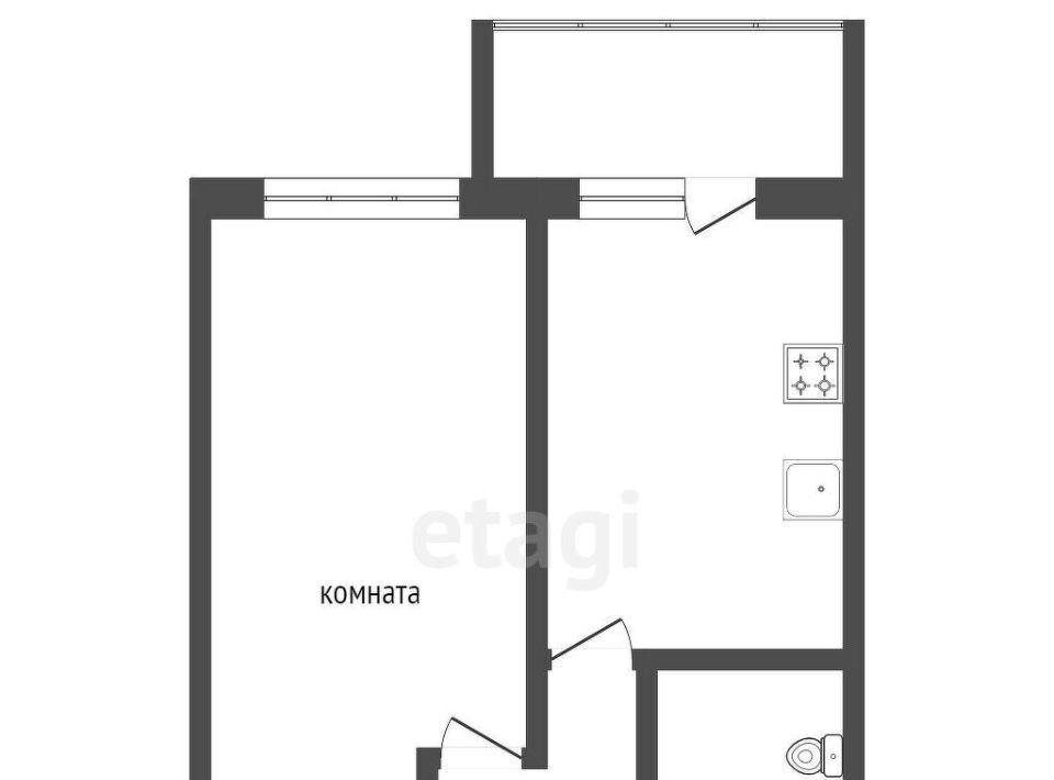 квартира г Якутск ул. Газовиков, 19Б фото 19