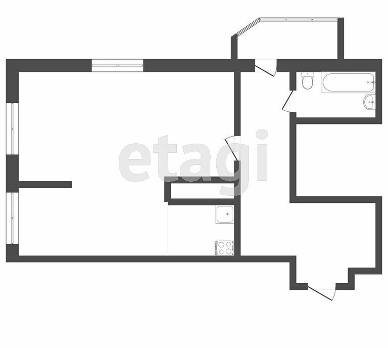 квартира г Тюмень ул Максима Горького 68к/1 фото 13