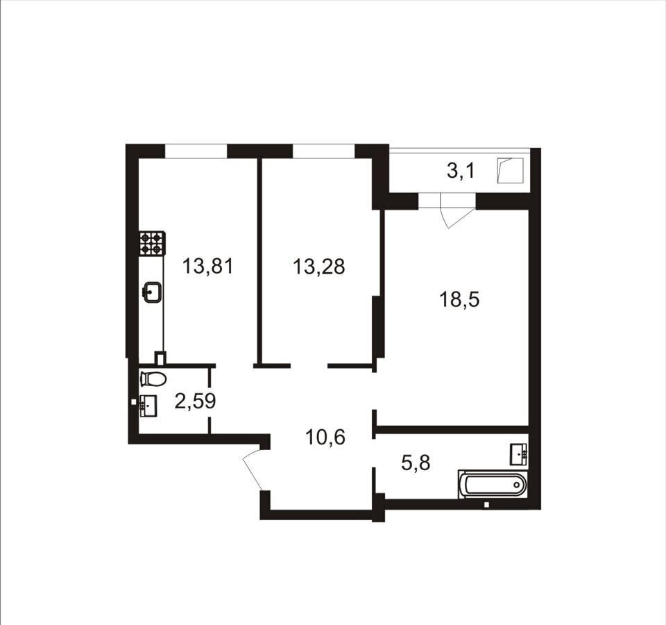 квартира г Саратов р-н Заводской проезд Нагорный 4-й 28 фото 2