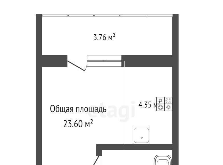 квартира р-н Томский д Кисловка мкр Левобережный ул. Петра Чайковского, 1 фото 11