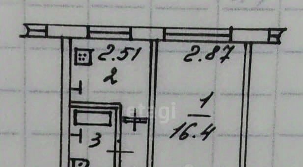 квартира г Калуга р-н Ленинский ул Добровольского 26 фото 9