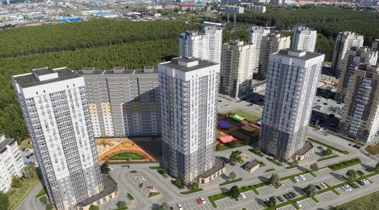 Продам двухкомнатную новостройку на улице Мельникайте 2к/17 в Центральном  районе в городе Тюмени 60.0 м² этаж 23/24 7220000 руб база Олан ру  объявление 123438753