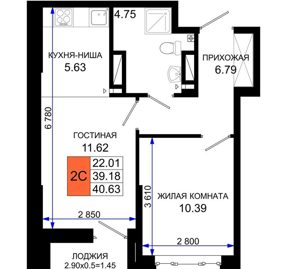 квартира г Ростов-на-Дону р-н Октябрьский пер Элеваторный фото 3