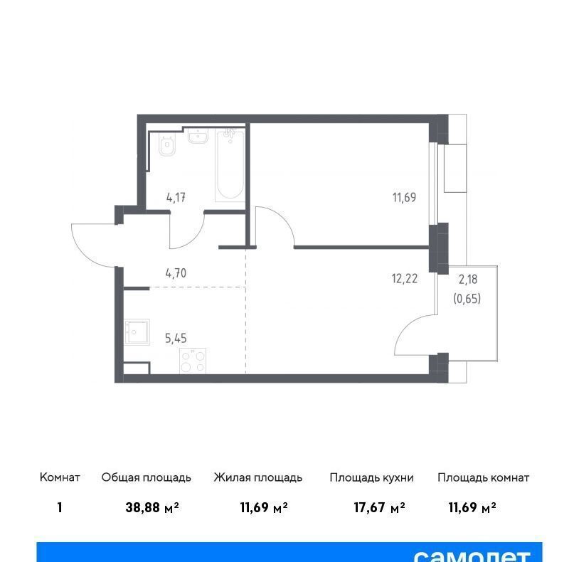 квартира г Москва метро Домодедовская ЖК «Квартал Герцена» муниципальный округ Бирюлёво Восточное фото 1