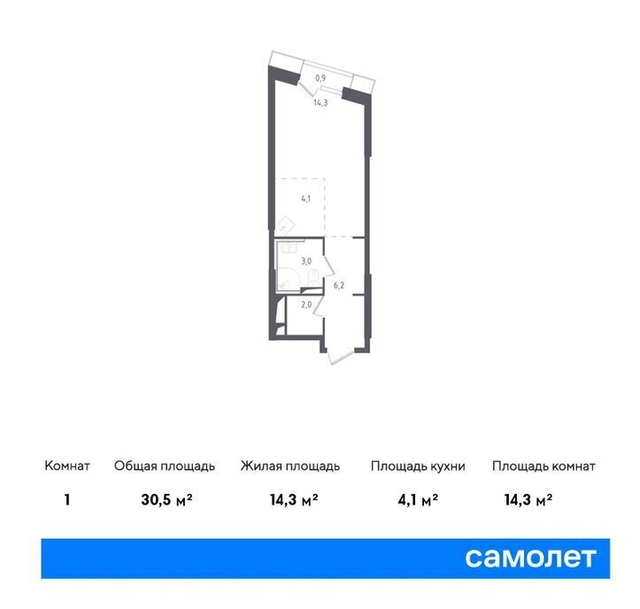 квартира г Москва метро Строгино ЖК «Спутник» 23 Московская область, Красногорск фото 1