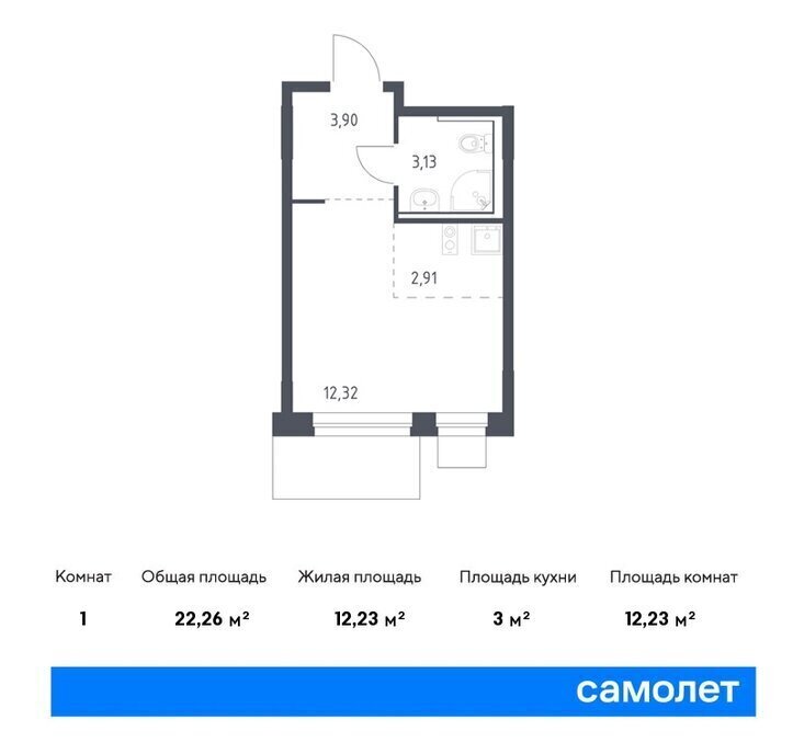 квартира г Москва п Кокошкино ул Аэростатная 6к/2 Кокошкино фото 1