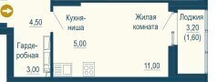 квартира г Екатеринбург р-н Верх-Исетский ул Татищева 105 ЖК «Тактика» Площадь 1905 Года фото 2