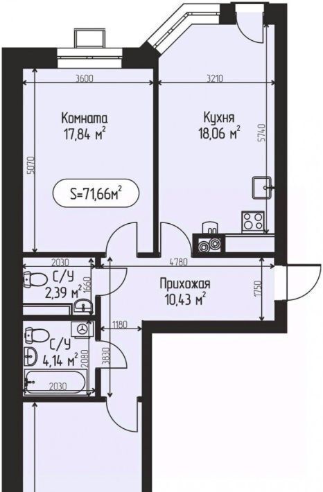 квартира городской округ Дмитровский с Озерецкое КП Мечта Лобня фото 1