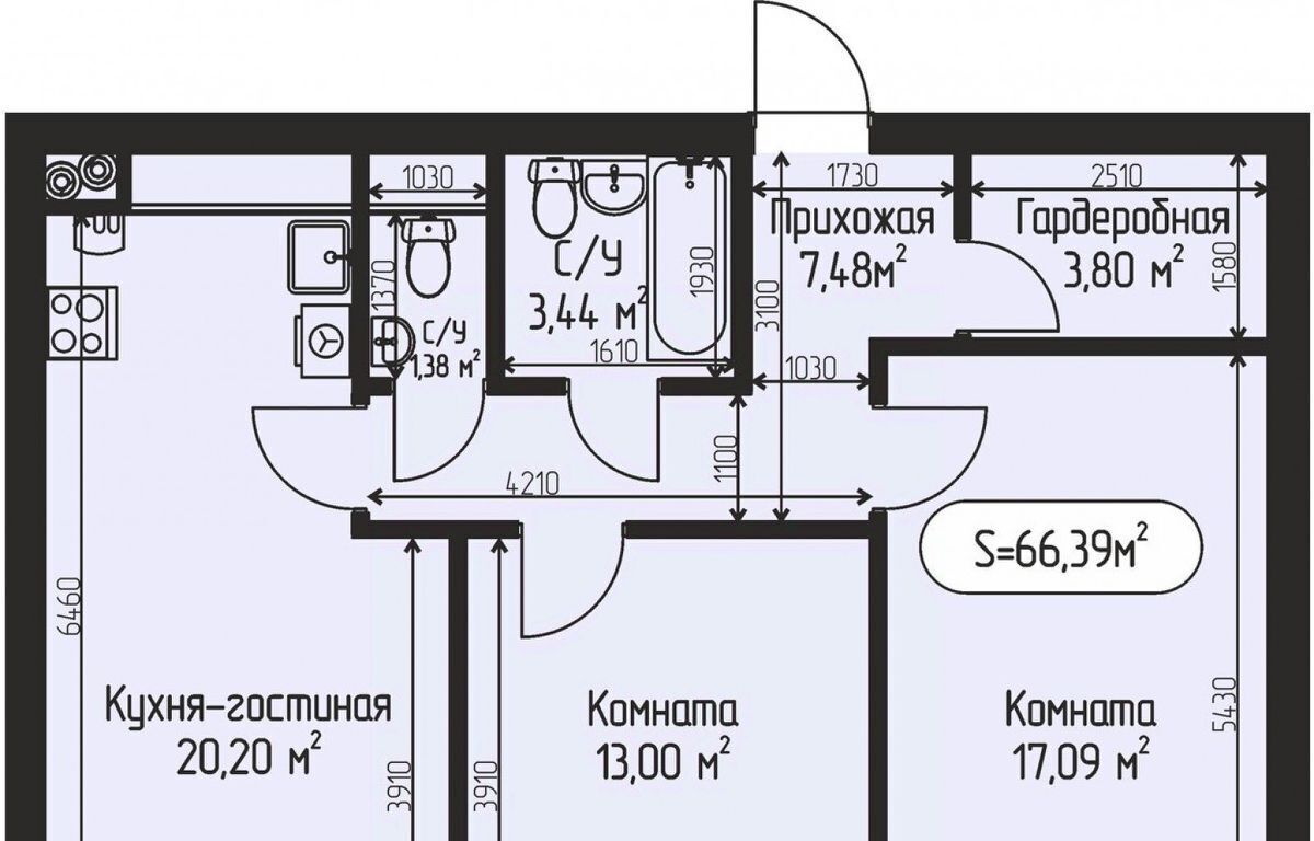 квартира городской округ Дмитровский с Озерецкое КП Мечта Лобня фото 1