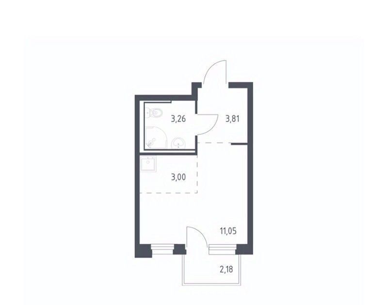 квартира г Тюмень р-н Ленинский ЖК «Чаркова 72» 1/4 фото 1