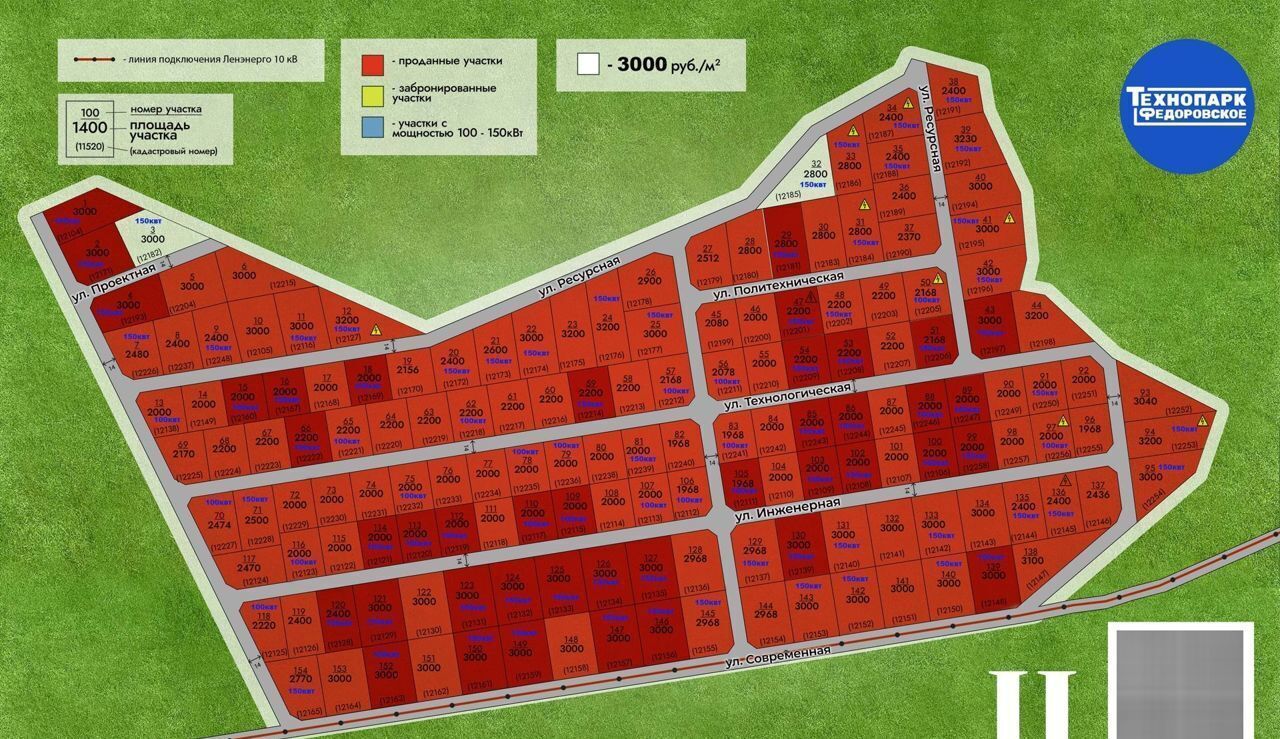 земля р-н Тосненский п Фёдоровское Тельмановское сельское поселение, технопарк Федоровское фото 2