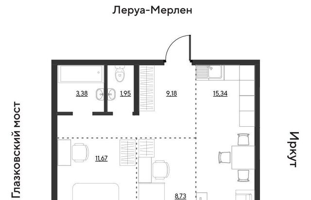 р-н Свердловский ул Набережная Иркута Затон кв-л фото