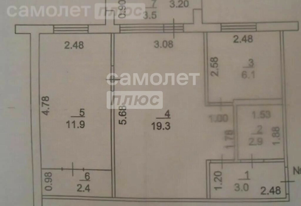 квартира г Иваново р-н Октябрьский ул 4-я Деревенская 48 фото 13