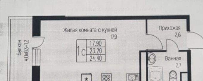 квартира г Краснодар п Березовый ул им. Лодыгина А.Н. р-н Прикубанский этап 3 фото 11