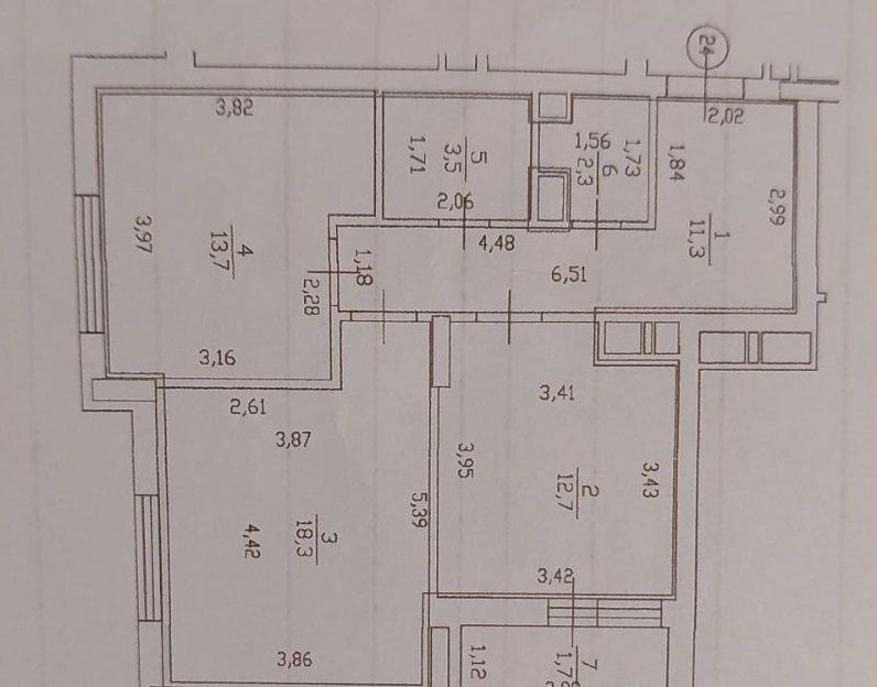 квартира г Нижний Новгород р-н Советский ул Академика Чазова 1 фото 37