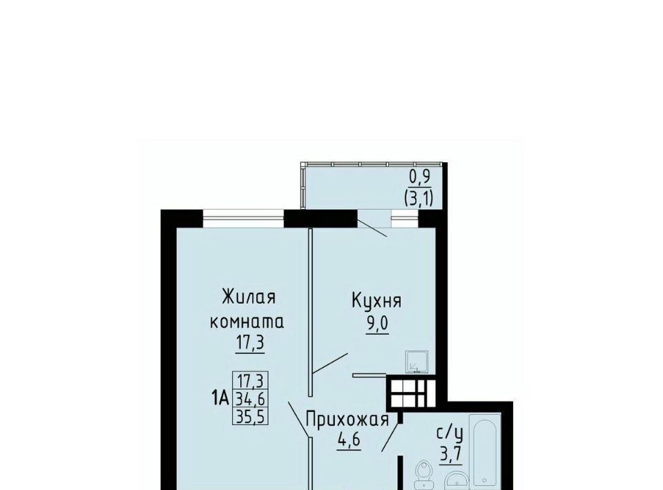 квартира г Новосибирск р-н Кировский Южно-Чемской жилмассив ЖК «Матрешкин двор» Площадь Маркса фото 1