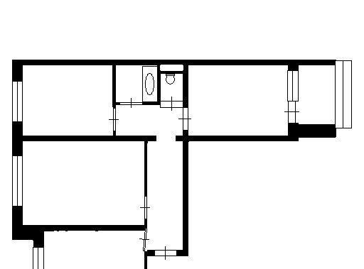 квартира г Старый Оскол микрорайон Конева 8 фото 2