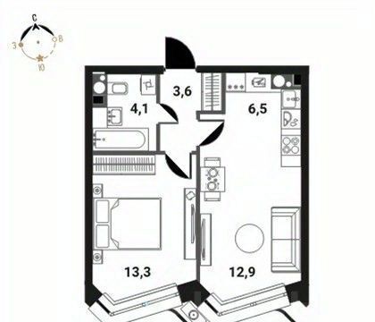 квартира метро Электрозаводская дом 13а вл. 3 фото