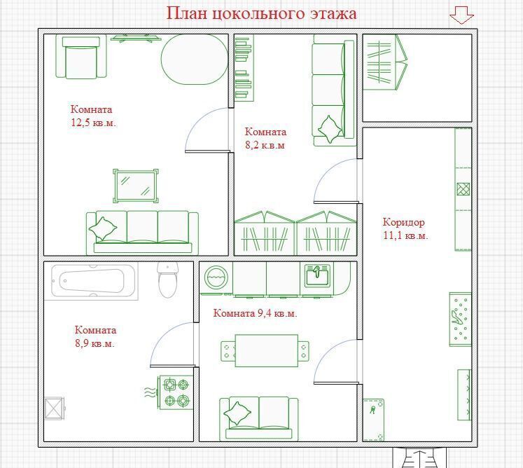 дом г Волгоград р-н Краснооктябрьский ул Южно-Сибирская 44 фото 21