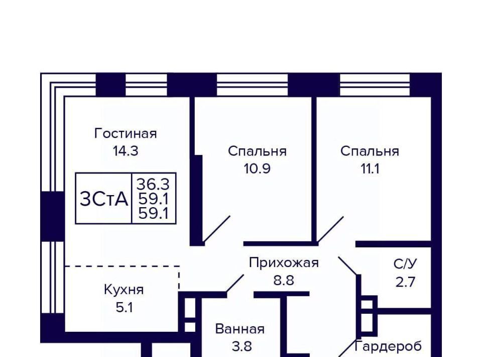 квартира г Новосибирск Золотая Нива ул Грибоедова фото 1