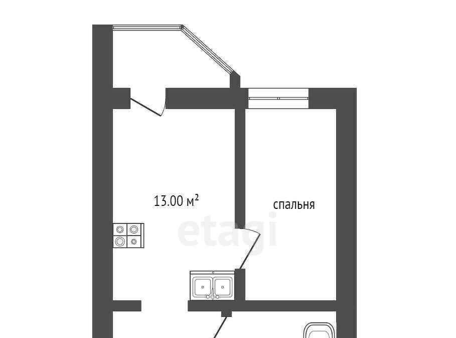 квартира г Тюмень р-н Ленинский ул Беляева 35к/2 фото 11