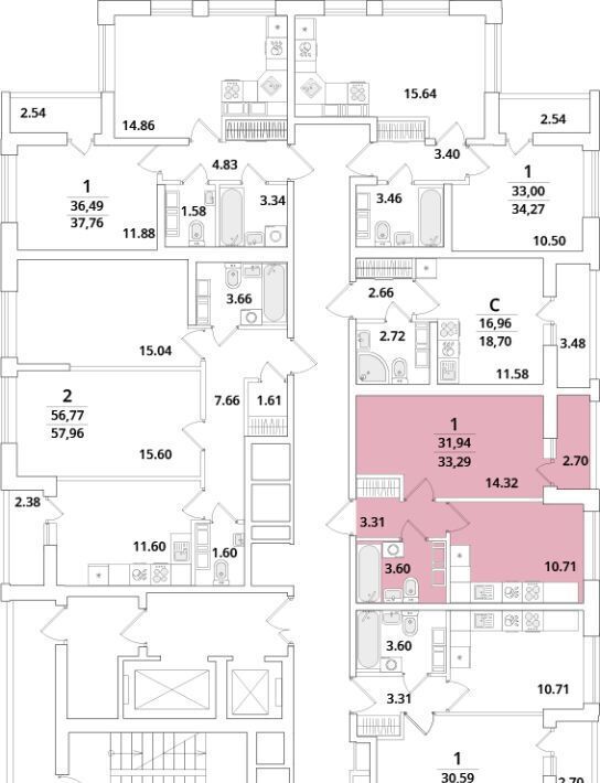 квартира г Санкт-Петербург метро Московская ул Кубинская 82к/2 фото 2