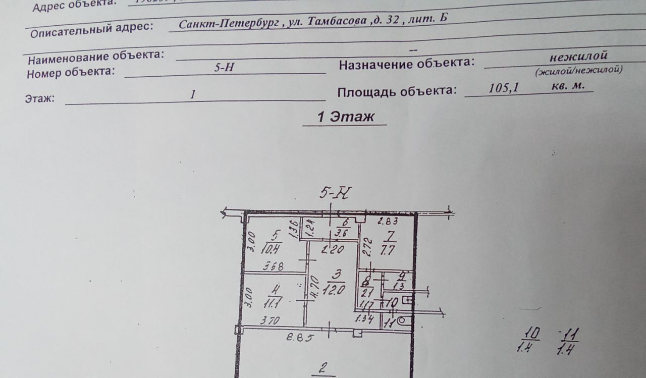 свободного назначения г Санкт-Петербург метро Проспект Ветеранов ул Тамбасова 32б фото 2