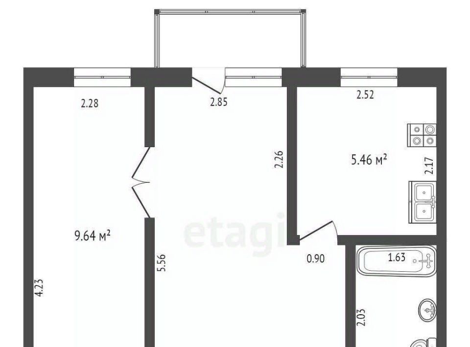 квартира г Тамбов р-н Советский ул Астраханская 1/3 фото 15