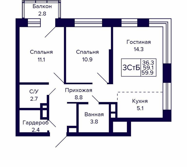 квартира г Новосибирск р-н Октябрьский Золотая Нива ул Красносельская фото 1