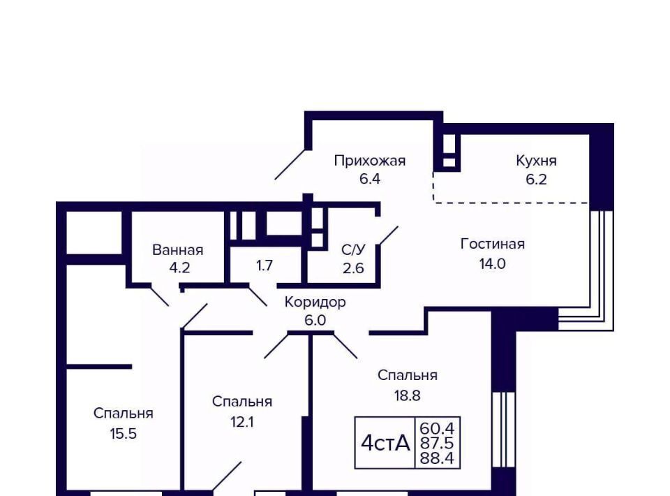 квартира г Новосибирск Золотая Нива ул Грибоедова фото 1